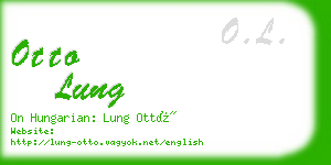 otto lung business card